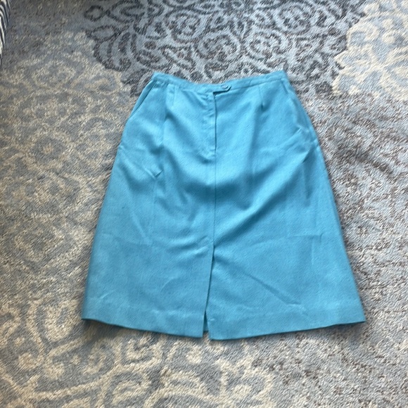 Personal Vintage Blazer & Skirt Set Teal 16 - Picture 7 of 12